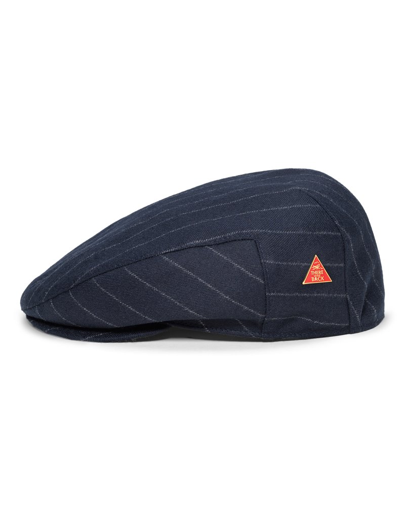 Dark navy pinstripe